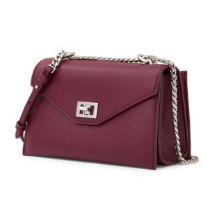 金属链条翻盖单肩包