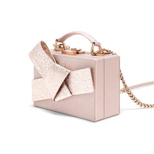 蝴蝶结饰单肩包